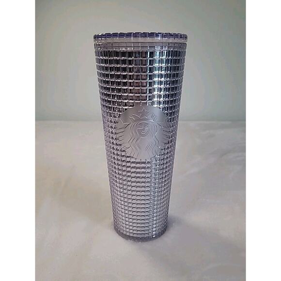 Starbucks 2019 Silver Studded Tumbler • 24oz • Limited Edition • EUC - Picture 1 of 10